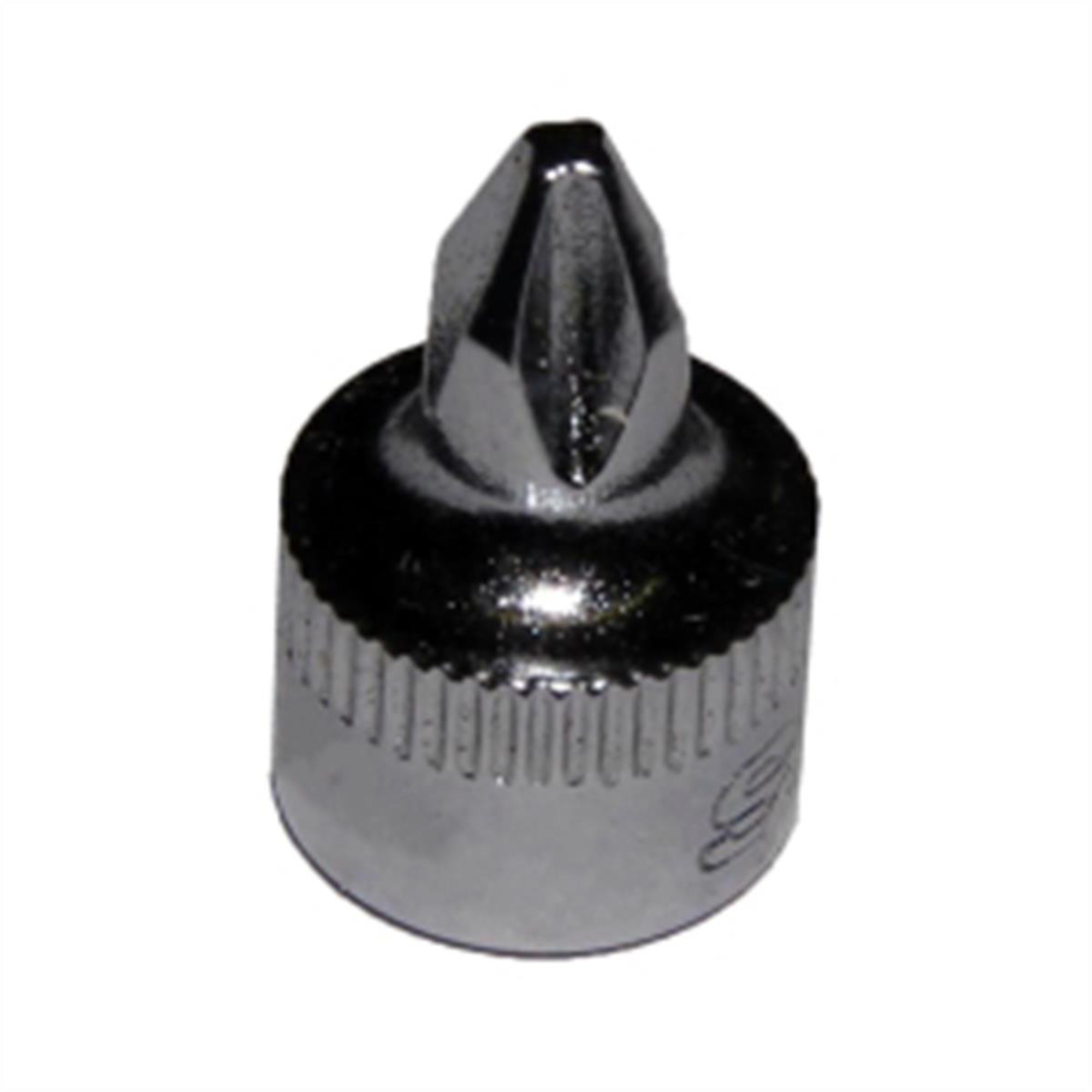 VIM Tools Stubby Phillips Driver — P1 Tip, 1/4in. Square Drive, Satin Chrome Finish, Model# VIMSP1